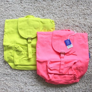 baggu recycled canvas backpack