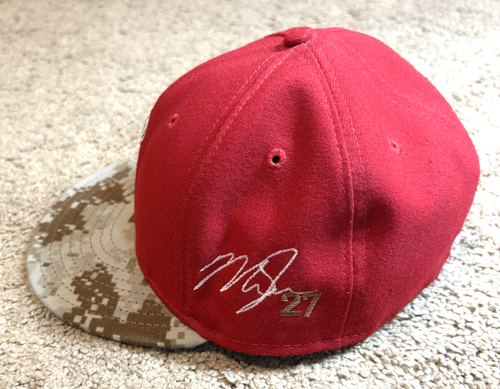 Los Angeles Angels Baseball Hat Flat Desert Camo Bill 59Fifty Official On-Field - Picture 3 of 6