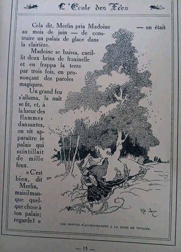 Quand les fées vivaient en France - Yvonne Ostroga Rare Antique Book Fairies - Picture 4 of 8