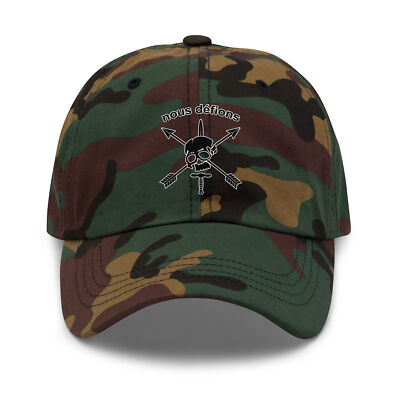 Nous Defions Printed Black Hat