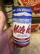Mile hi Flat top beer can Tivoli Brewing Co Old Denver Colorado
