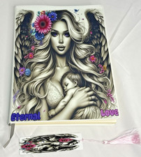 Faux Leather Journal Notebook with Custom Images on Front  Back with 190 Pages