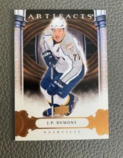 2009-10 Artifacts Predators Hockey Card #80 J.P. Dumont