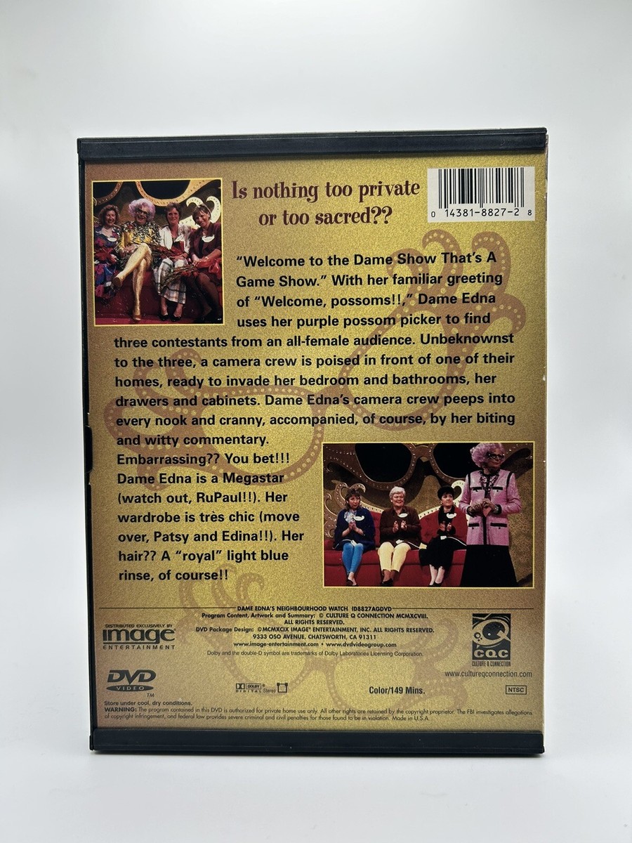 Dame Edna's Neighbourhood Watch (DVD, 2000) Edna Everage