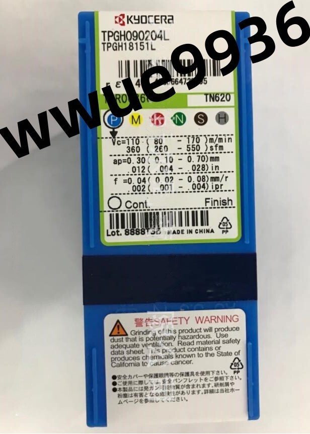 10Pcs/box Kyocera TPGH090204L TN620 TPGH18151L Turning Blade