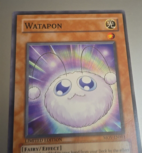 Yugioh Watapon MOV-EN003 Edizione limitata comune - Foto 3 di 7
