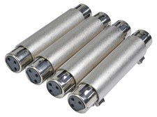 Image of 3 Pin XLR Joiner Female to Female Pack of 4