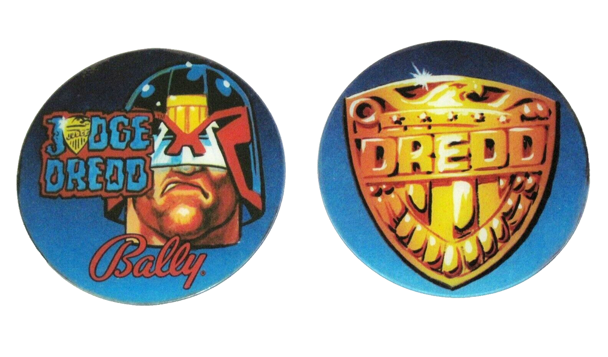 Judge Dredd Pinball Promo Plastic Speaker Cutouts NOS | eBay