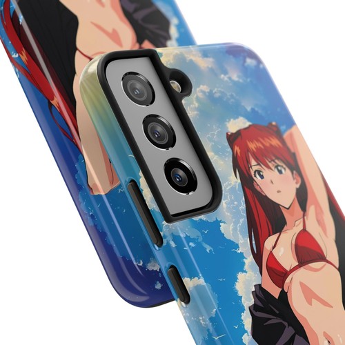 Kawaii Asuka Waifu Tough Phone Case Anime Manga Protective Cover Evangelion Geek - Picture 126 of 132