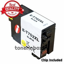 T702XL 702 XL Black Ink Cartridge For Eps WorkForce WF-3720 WF-3730 WF-3733