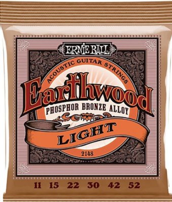 Ernie Ball 2148 Earthwood Phosphor Bronze Akustikgitarrensaiten 11-52