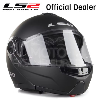 Motorradhelm LS2 Modular APRIBILE Ff 325 Strobe Matte Black Matt Black