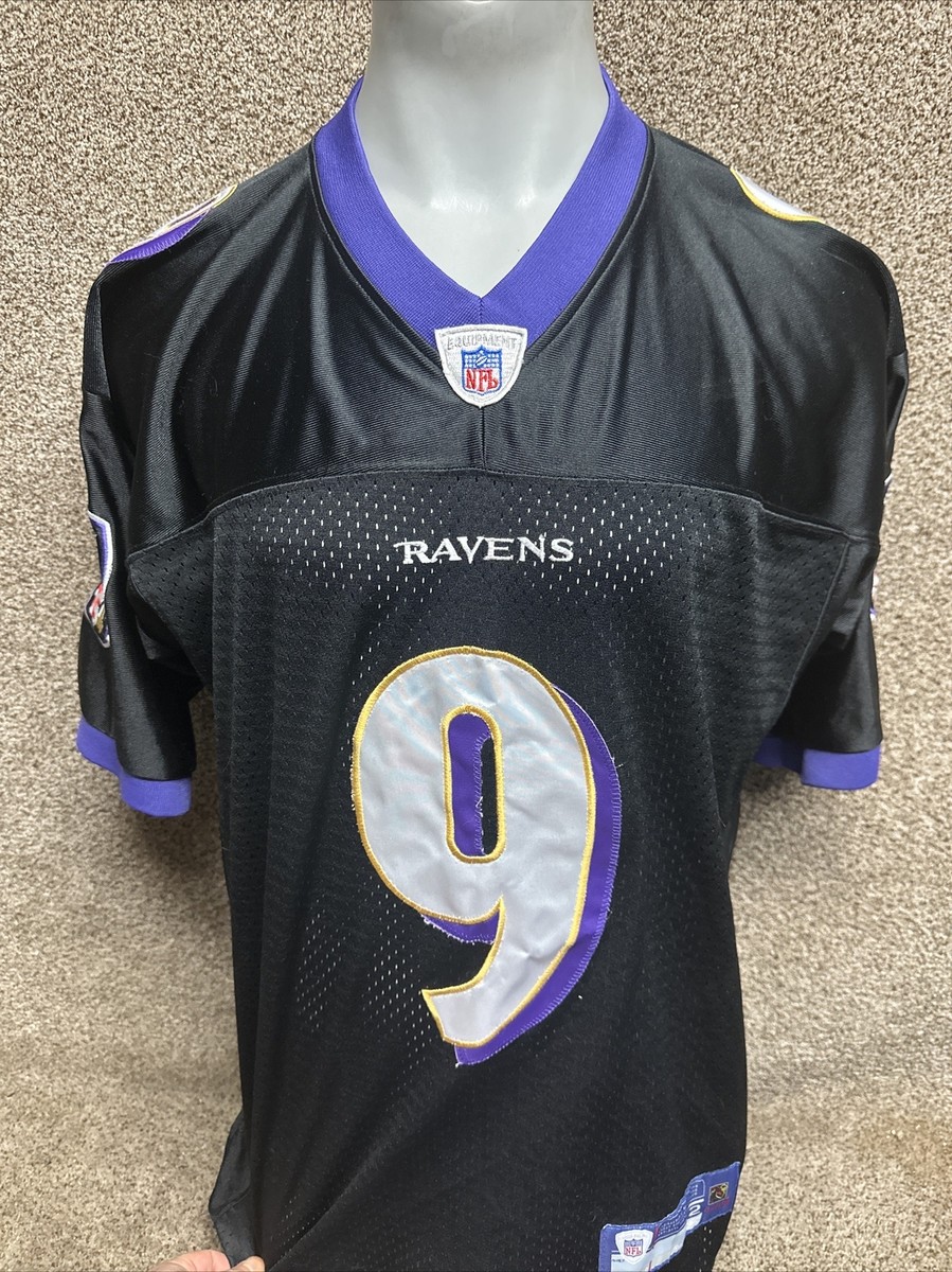 Vintage Baltimore Ravens Steve McNair Reebok Jersey Size 52 Black