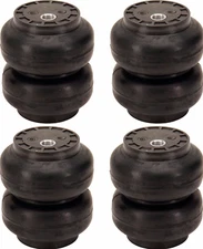 SS6 Slam Specialties SS-6 Air Ride Bags Set of 4 6" Round 1/2"NPT Port USA