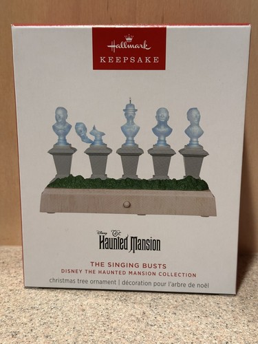 2024 Hallmark “Haunted Mansion” Full Set W/ Topper And Power Cord New In Box. - Picture 3 of 9
