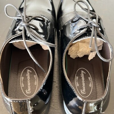 OuouValley Men\'s Shoes| NWT Ououvalley Mens Patent Leather Tuxedo Dress Shoes Lace Up  main image 2