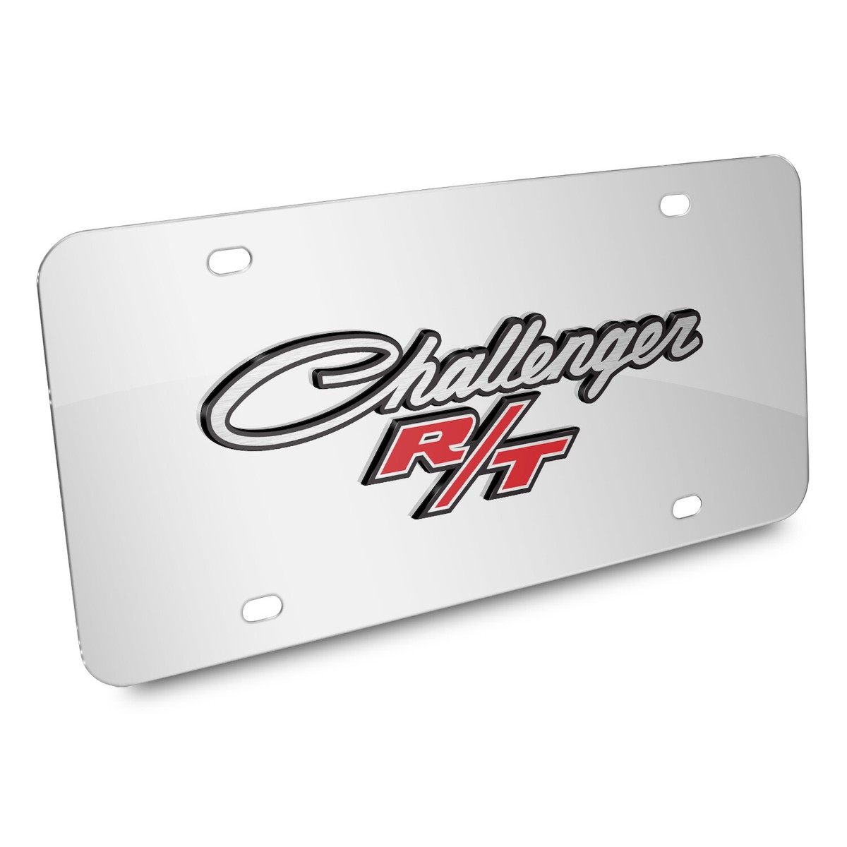 Dodge Challenger R/T Classic 3D Logo on Chrome Stainless Steel