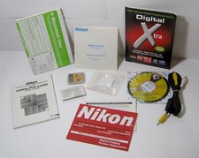Nikon CoolPix 4300 Digital Camera Accessories Discs Directions Memory Card Etc