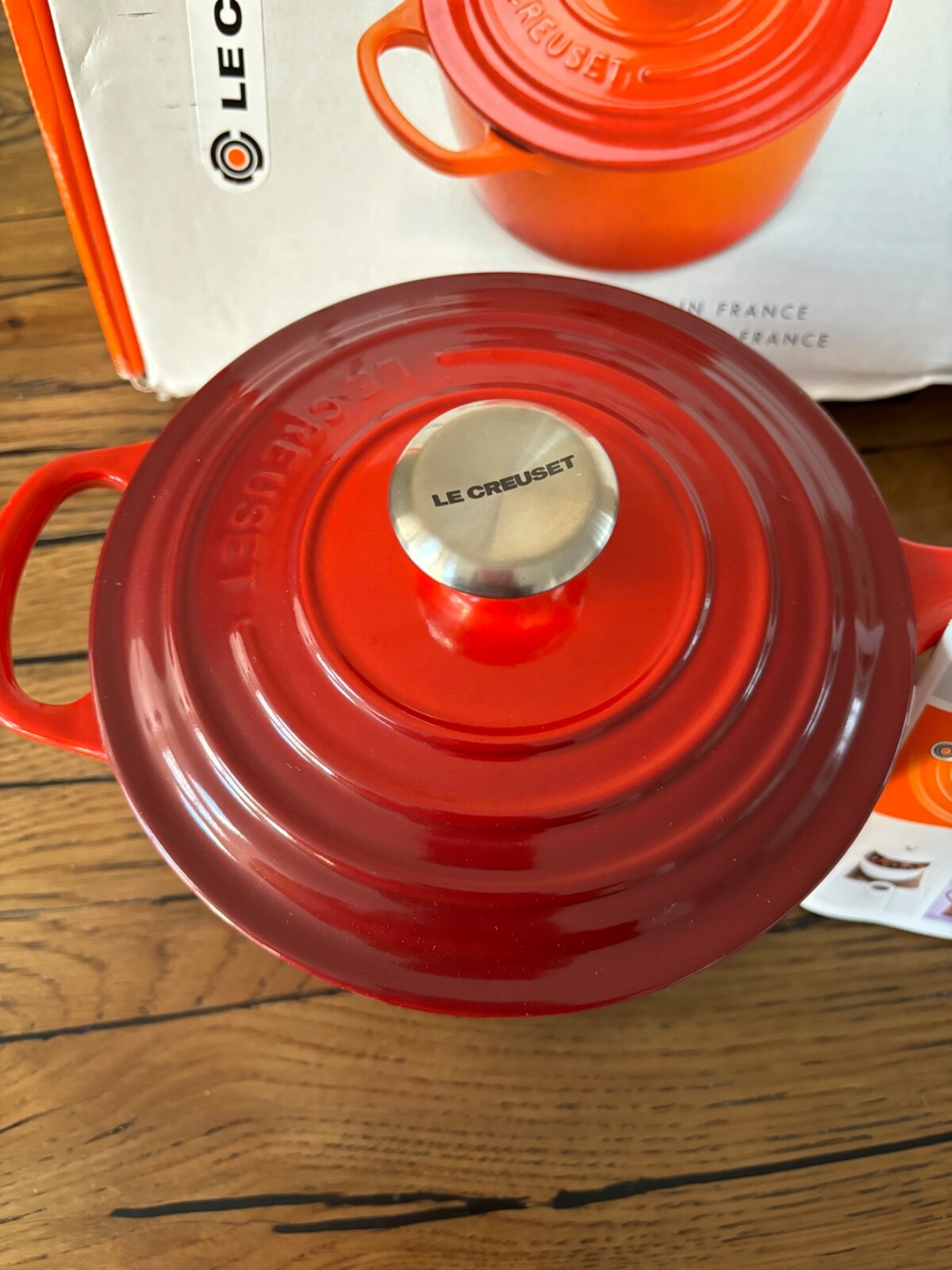 le creuset cast iron signature enamelled cast iron saucepan eBay