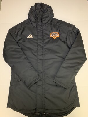 adidas Houston Dynamo Stadium 18 Parka black Size Small