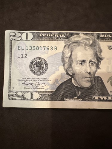 $20 dollar bill 2004 miscut error/ Misprint - Picture 4 of 4