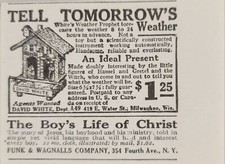 1921 Print Ad Hansel & Gretel Tell Tomorrow's Weather David White Milwaukee,WI