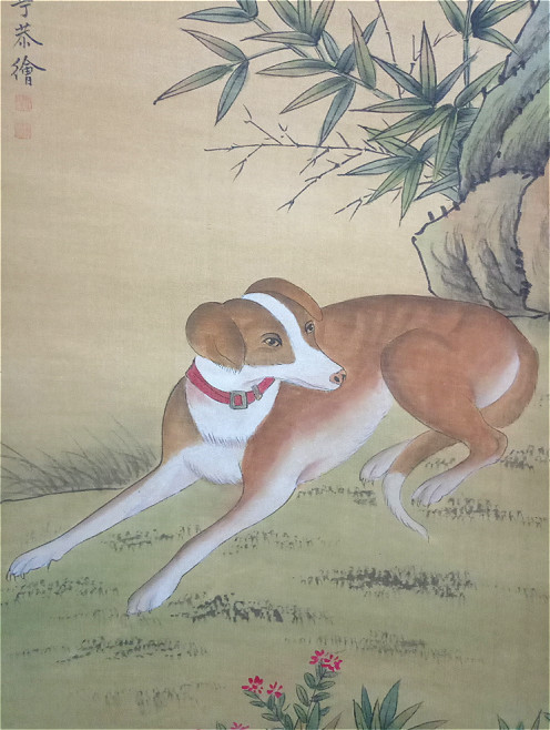 nanairo 【DOG! DOG! DOG!】原画 Rare Chinese 100% Hand Painting & Scroll 