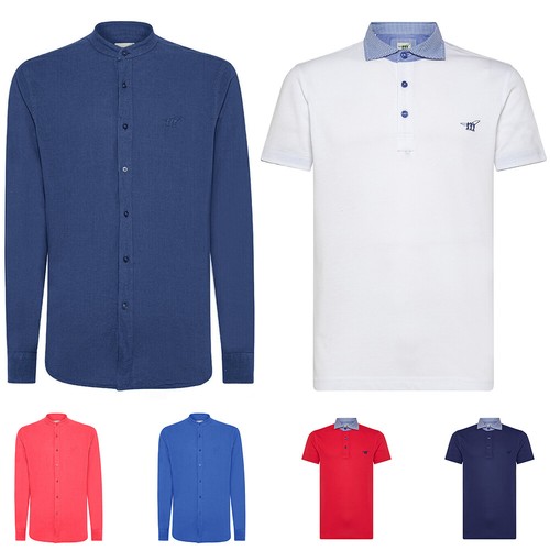 MARINA YACHTING, HENRI COTTON'S Henry Cotton HCU I - Polo Uomo white -  Private Sport Shop