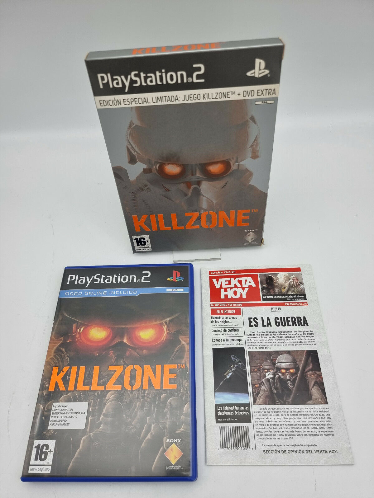 killzone ( edición especial limitada, incluye d - Comprar Videojogos e  Consolas PS2 no todocoleccion