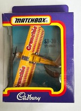 Matchbox Cadbury Crunchie - SB-39 Stearman  - Bi-plane - [box small wear]