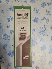 Hawid Stamp Mount Size 44/210 mm - BLACK - Pack of 25 (44x210 44 mm) STRIP  1044