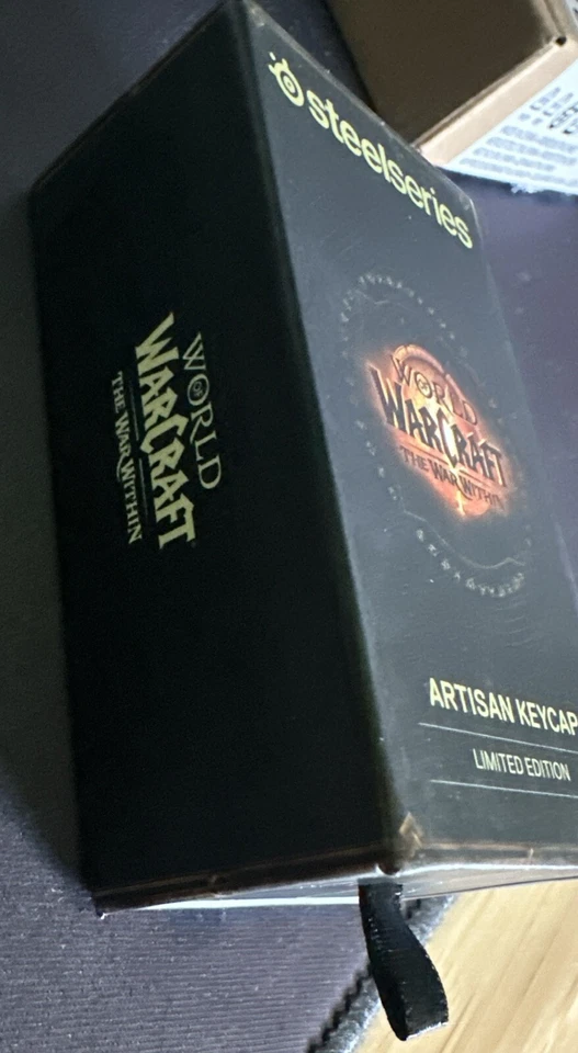 NEW - RARE - STEELSERIES - ARTISAN KEYCAP WORLD OF WARCRAFT EDITION - LAVA RED - Image 2 of 4