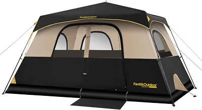 FanttikOutdoor Camping Tent 8 Person Instant Cabin Tent Setup in 60 Seconds
