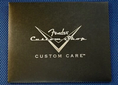 Folleto de cuidado personalizado Fender Custom Shop EE. UU. MANUALES + ETIQUETAS etiquetas etiquetas de guitarra americanas