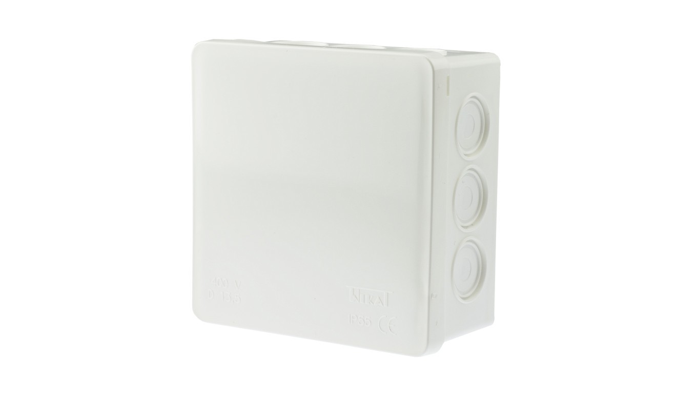 Surface Mounted Airtight 86x86x40 Click Connector White 003-51