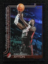 2025-26 Topps Black Foilboard Season Tip-Off 1/1 Deandre Ayton #124 16tx