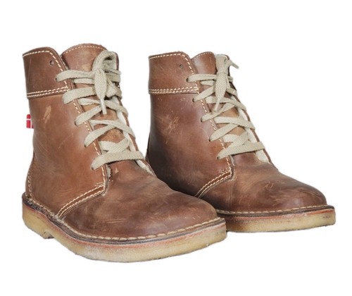 Duckfeet Odense Cocoa Leather Wool Lined Boots Size EU 39 Women's US 8.5 - 9