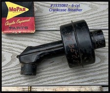 Nos 1955-1956 Plymouth Dodge 6 Crankcase Breather Coupe Convertible Wagon Mopar Nos 1955-1956 Plymouth Dodge 6 Crankcase Breather Coupe Convertible Wagon Mopar