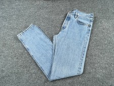 Big E Levi's 501 Button Fly High Waisted Jean  s Women's 29x32 Blue Denim Pant  s
