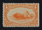 CKStamps: US Stamps Collection Scott#287 4c Mint H OG Tiny Thin
