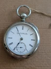 Antique 1891 Elgin USA 7J Grade 97 Silveroid Case Key Set Pocket Watch