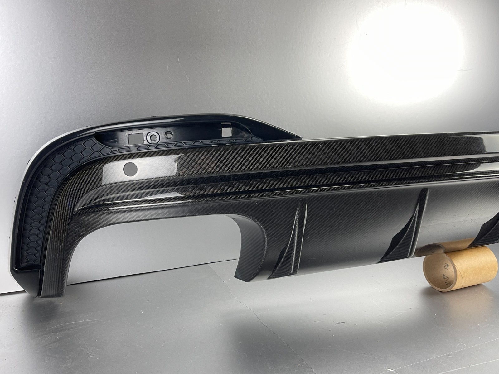 2023-2026 Maserati Grecale Carbon Fiber Rear Bumper Diffuser OEM 6702066220