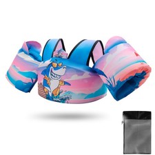 Swim Vest Floaties for 22-66 lbs / 2-6 Y Swim Jacket with Adjustable Safety B...