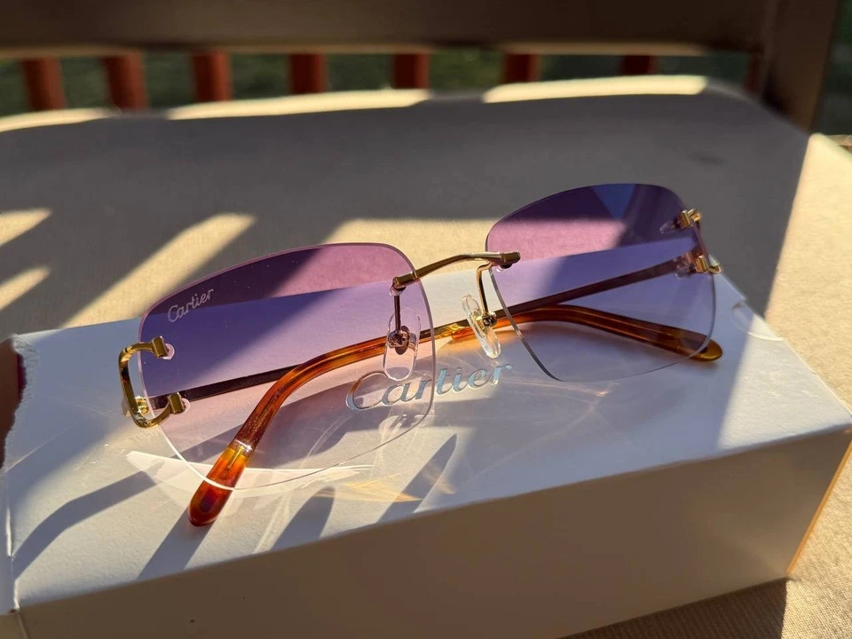 Gafas de sol Big C Buffs doradas 24K de alambre con cuerno de búfalo CT0092O Foto 2 de 4