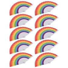 Fan Pride Folding HandHeld Fans Gay Pride Accessories  Accessories4229