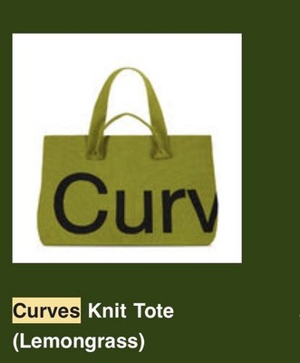 Curves By Sean Brown Lemongrass Tote Bag 
