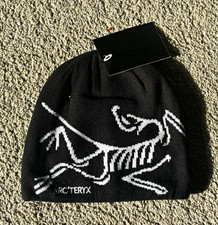 Arc'teryx Fernie Toque Black Knit Beanie Hat One Size