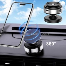Electric Vacuum Magnetic Suction Cup Car Phone Holder Stand Mount 360  Rotation