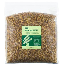 5LB Dried Black Soldier Fly Larvae, 86X Calcium Than Dried Mealworms, High Pr...