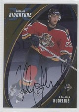 2002 ITG Be A Player Signature Series Gold Signatures Kristian Huselius Auto 0f2